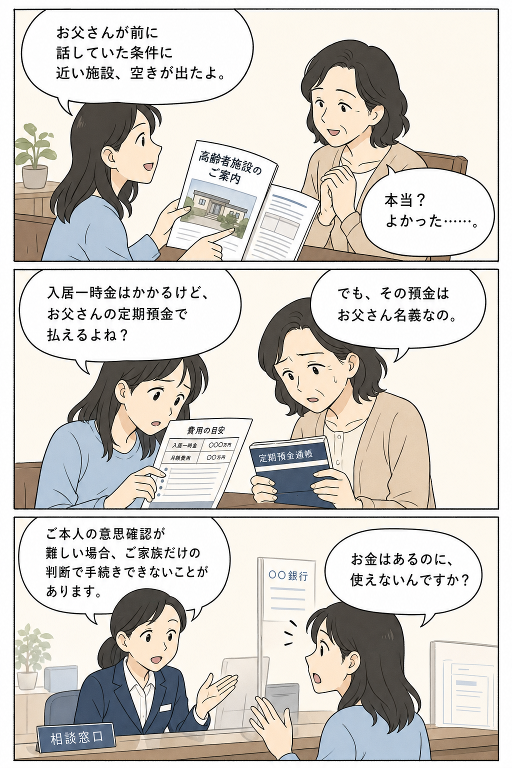 施設費に使うはずだった定期預金