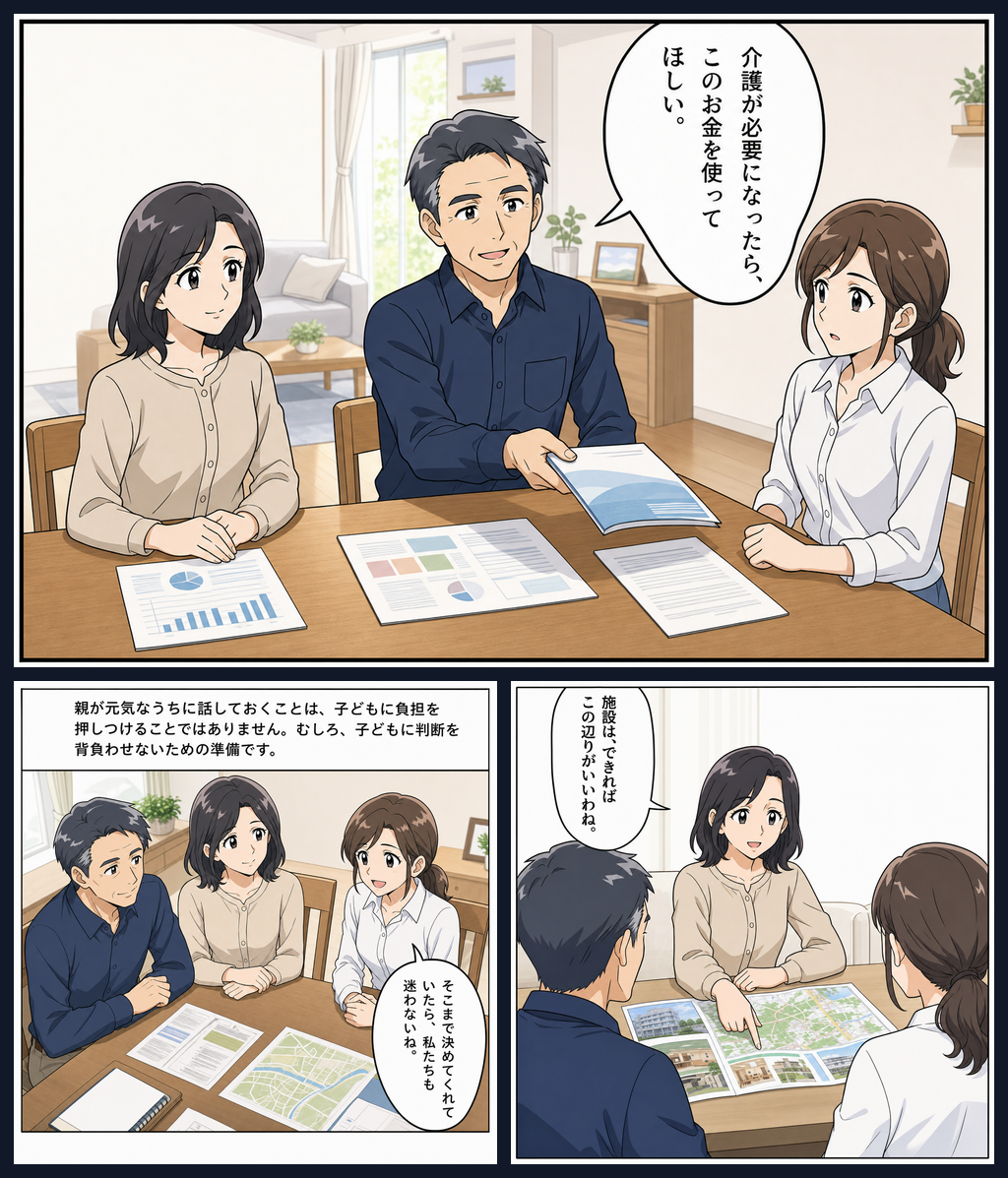 子どもに判断を背負わせないための話し合い